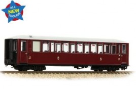 394-101 Ffestiniog Railway Saloon No 119 Crimson OO9 Gauge